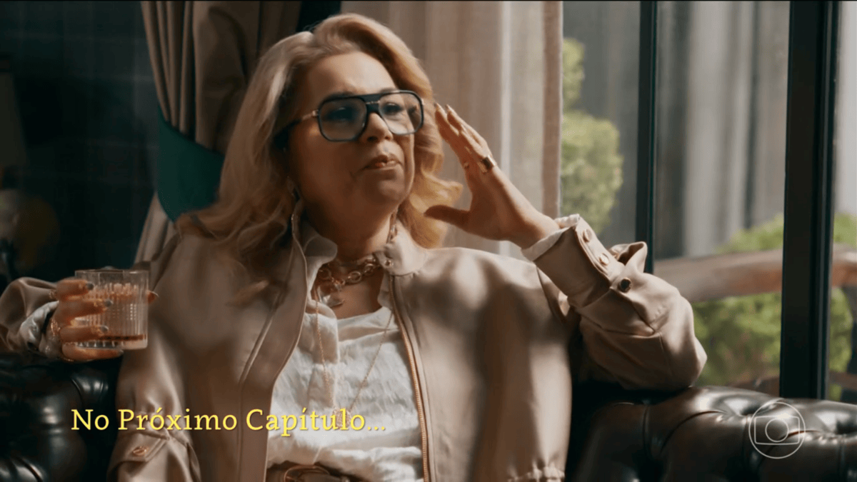 Pilar (Isabel Teixeira) em cena da novela das nove da TV Globo