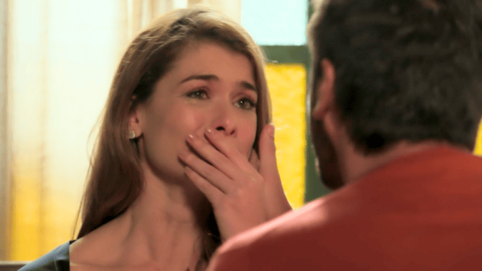 cenas do capitulo de alem do tempo que livia rompe o noivado com pedro