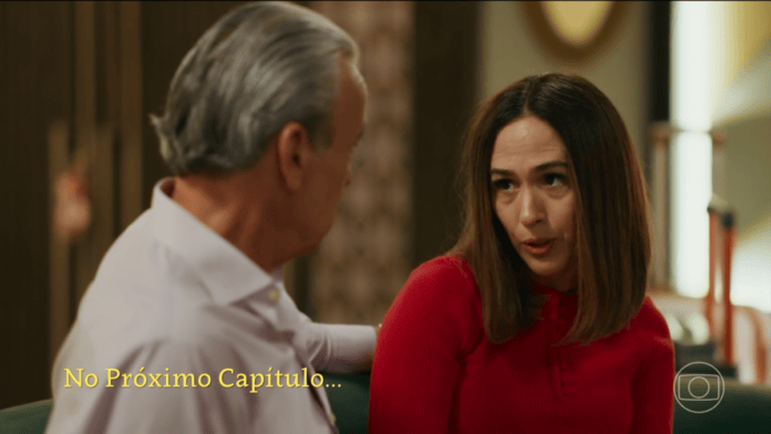 cena da novela das nove da tv globo