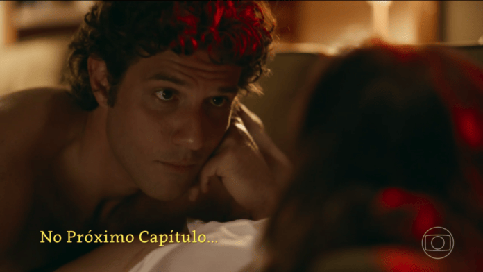 cena da novela das nove da tv globo