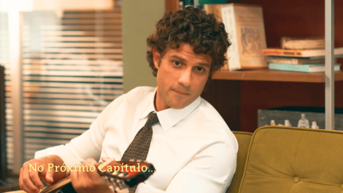 cena do capítulo da novela das nove da TV Globo
