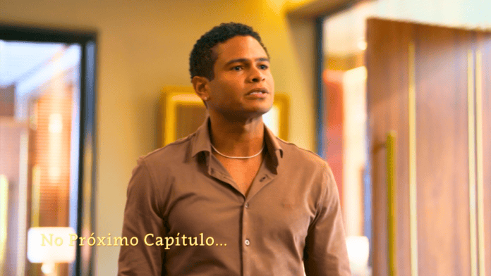 cena do capítulo da novela das nove da TV Globo