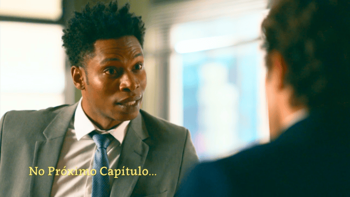 cena da novela das nove da TV Globo