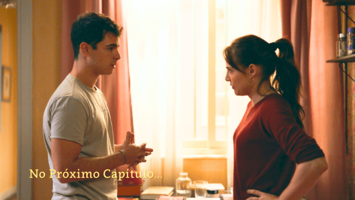 cena da novela das nove da TV Globo