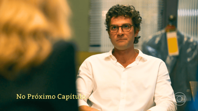cena da novela das nove da TV Globo