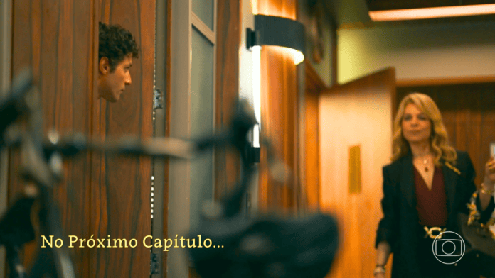 cena da novela das nove da TV Globo
