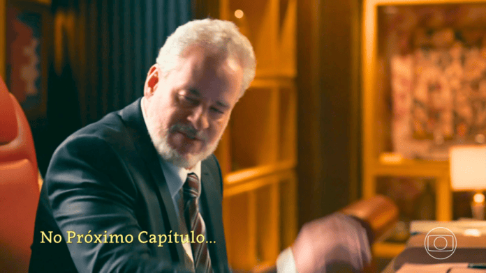 cena da novela das nove da TV Globo