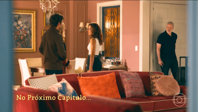 cena do capitulo da novela das nove da TV Globo