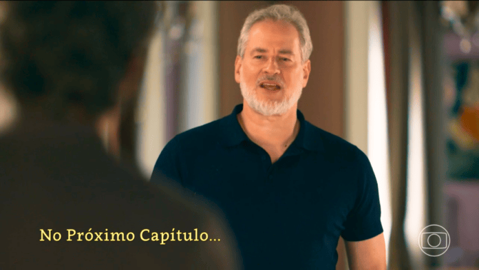 cena do capitulo da novela das nove da TV Globo