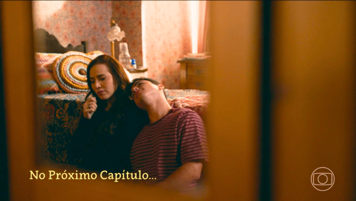 cena do capitulo da novela das nove da TV Globo