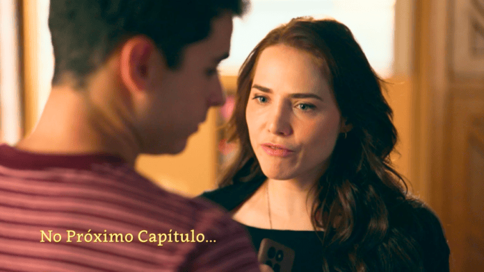 cena da novela das nove da tv globo