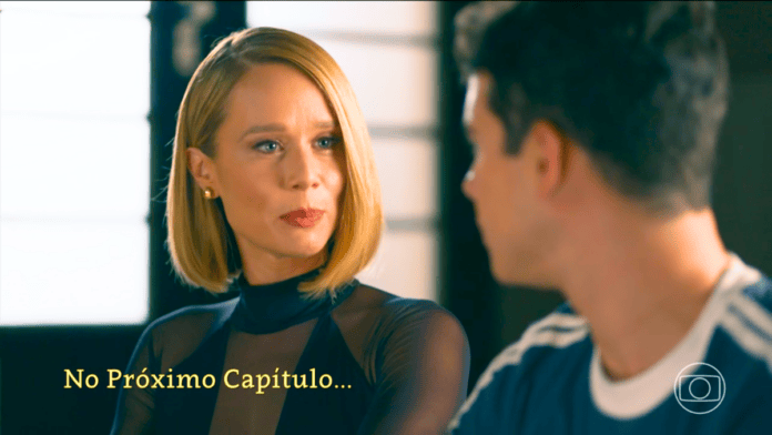 cena da novela das nove da TV Globo