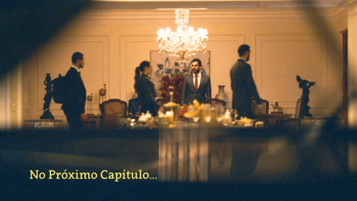cena do capítulo da novela das nove da tv globo