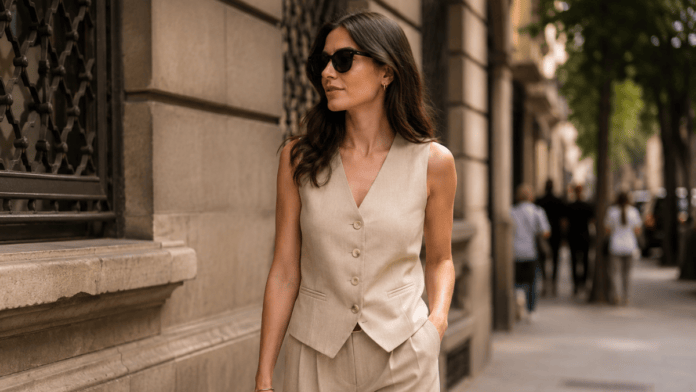 O blazer dá lugar a esta peça de alfaiataria mais leve: mulheres usam com jeans, saias e calças na primavera