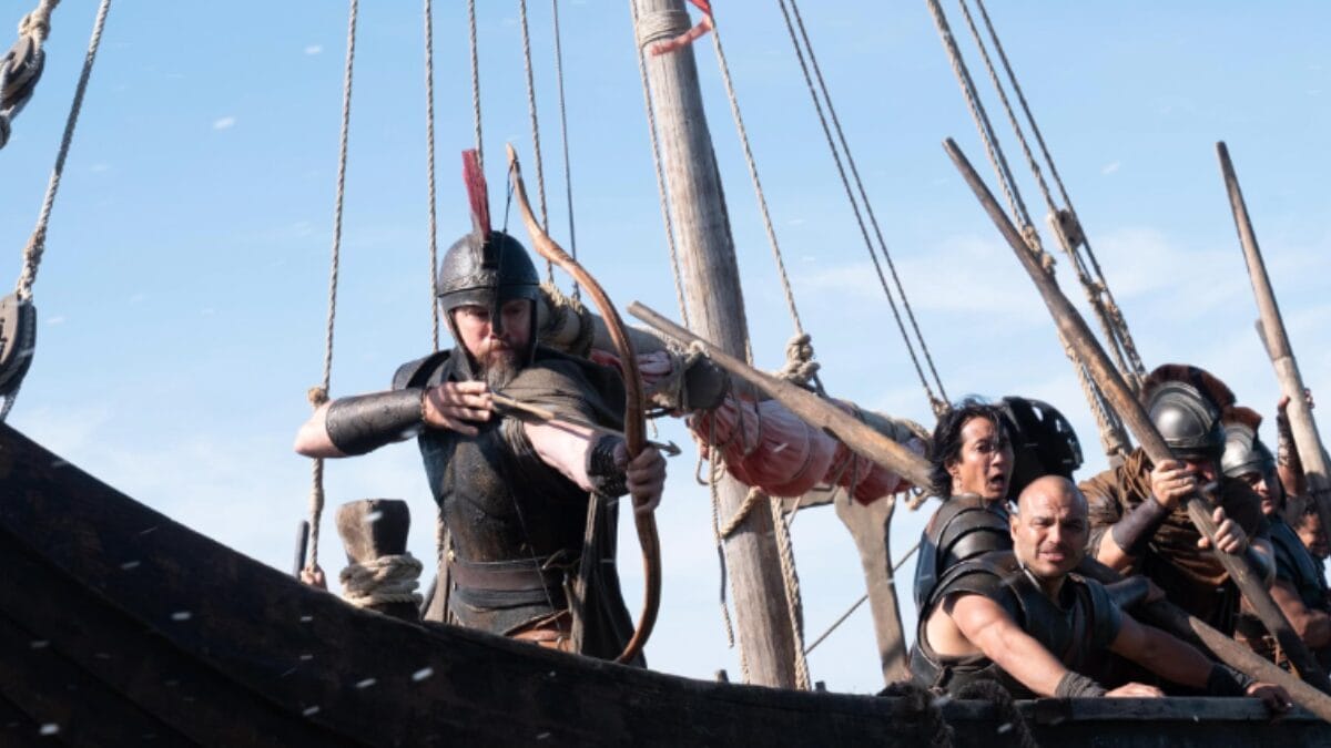 Relevos egípcios, cidades destruídas e análises de DNA ajudam a explicar quem eram os navegadores associados ao colapso da Idade do Bronze (Foto: Divulgação / IMDb)