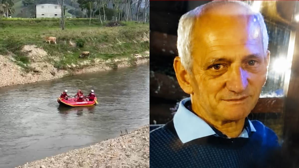 Homem desaparece na mesma região que criança de 6 anos sumiu em rio em SC e mobiliza buscas