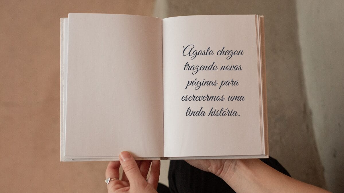 Agosto novas páginas