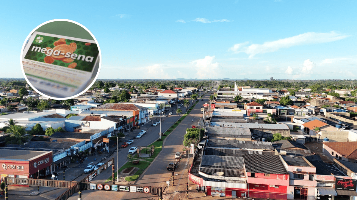 Aposta ganhadora foi feita em cidade de Rondônia (Foto: Prefeitura de Alvorada D'Oeste; Tânia Rêgo, Agência Brasil)