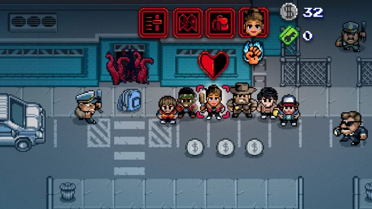 Stranger Things: 1984 — aventura retrô em estilo pixelado, com Hopper e as crianças explorando Hawkins e o Mundo Invertido (Foto: Divulgação / Netflix)