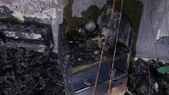 Incêndio em pousada em Garopaba
