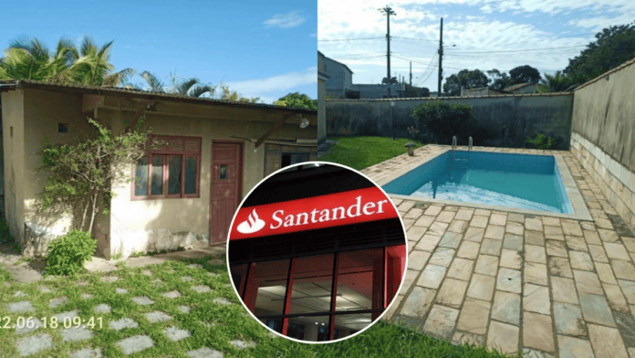 Casa à venda em Araruama, no Rio de Janeiro, no leilão do Santander (Foto: Divulgação)