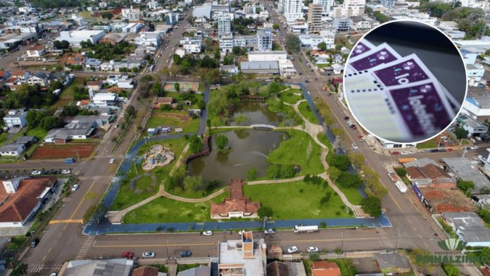Uma das apostas vencedoras da Lotofácil 3770 foi realizada em Pinhalzinho (Foto: Prefeitura de Pinhalzinho, Divulgação; Lucas Amorelli, Arquivo DC)