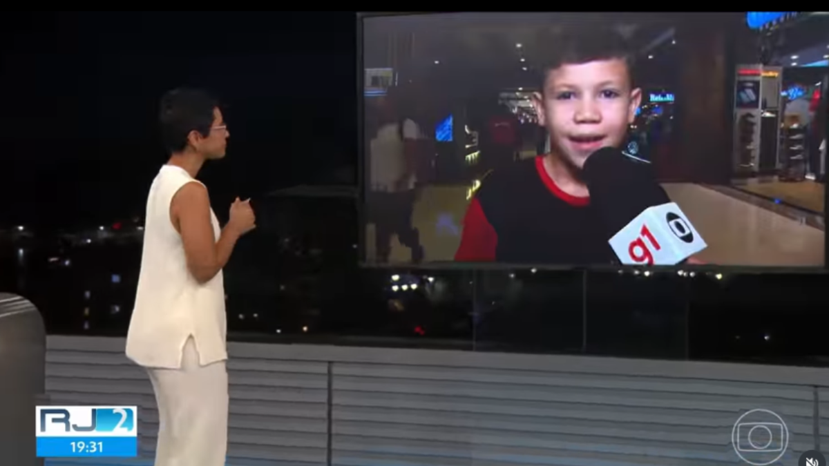 menino emociona jornalista dia dos pais