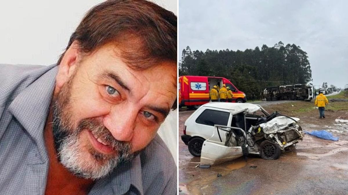 quem era o homem que morreu em acidente na BR-280 em Canoinhas