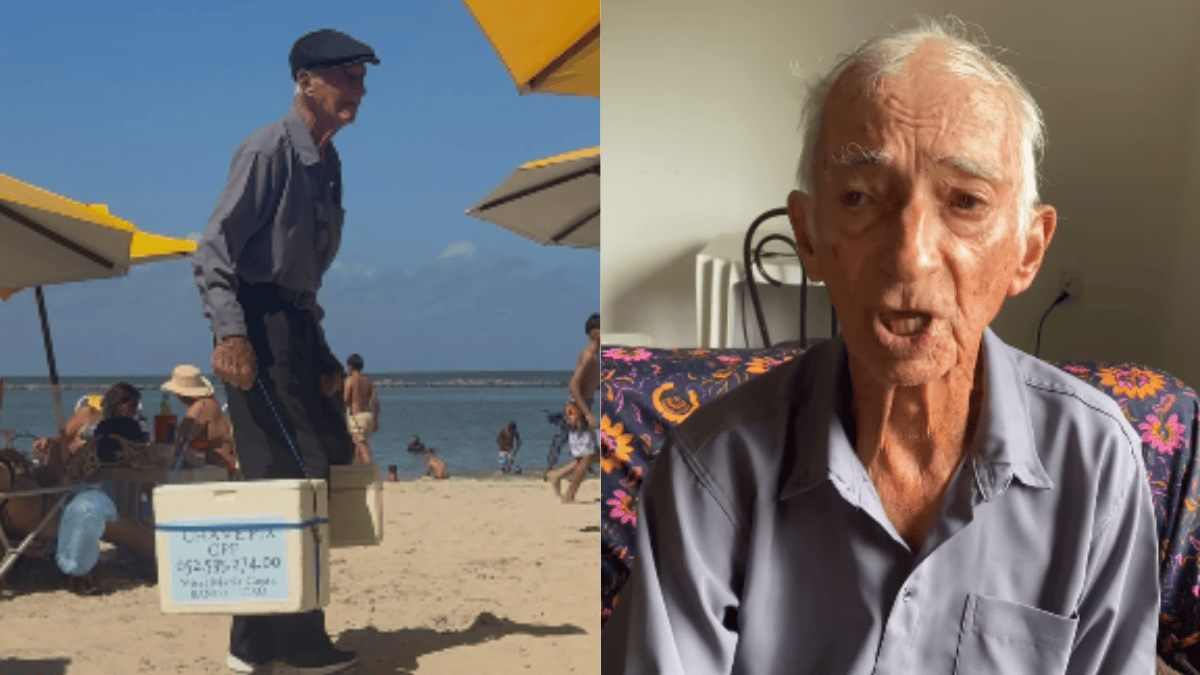 “Me assustei com o valor”: idoso de 85 anos que vendia pudim sob o sol para pagar exames mobiliza corrente do bem