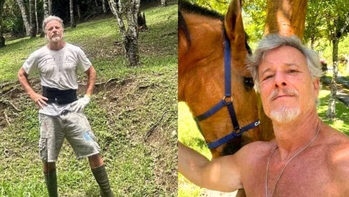 Marcello Novaes é o vilão mais odiado da TV brasileira e vive em sítio isolado a 800 metros do vizinho mais próximo, com horta, oficina e academia