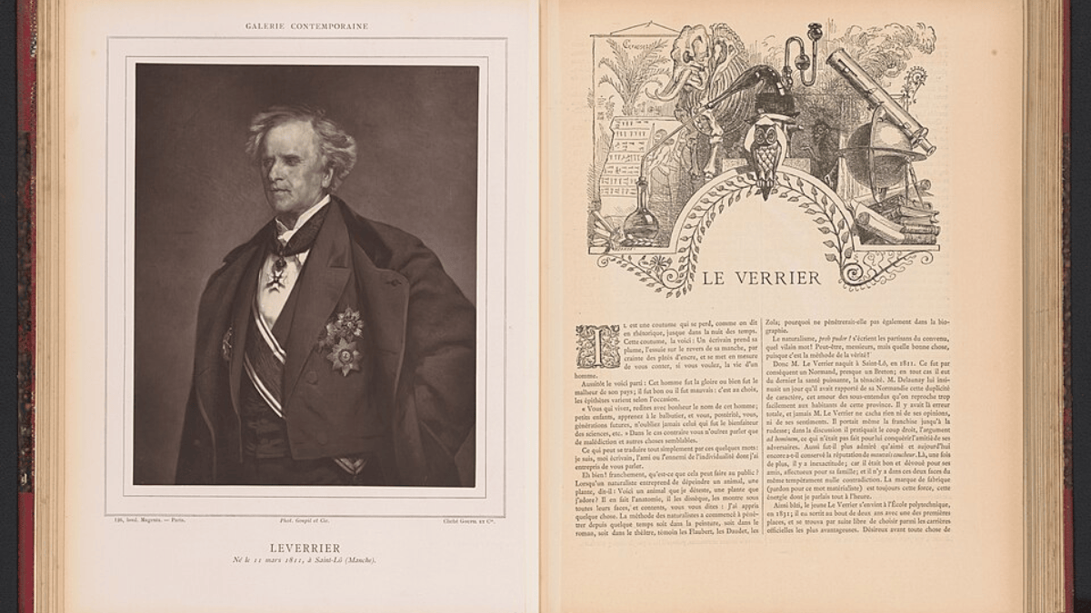 Urbain Le Verrier calculou onde Netuno deveria estar antes de o planeta ser observado em 1846 (Foto: Rijksmuseum / Wikimedia Commons)