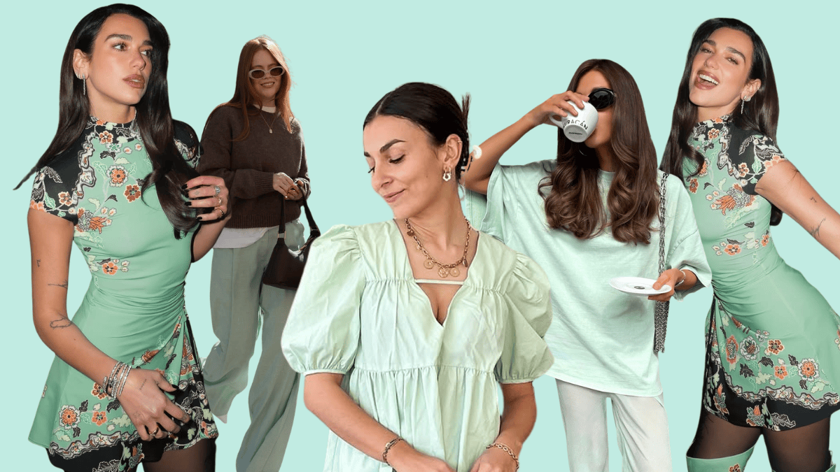 Chega de amarelo-manteiga: nova cor do verão é o verde-menta