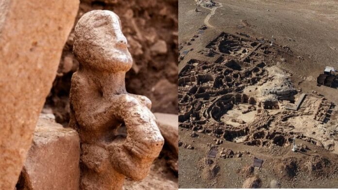 Escultura de 11 mil anos mostra humano montado em leopardo e intriga arqueólogos na Turquia