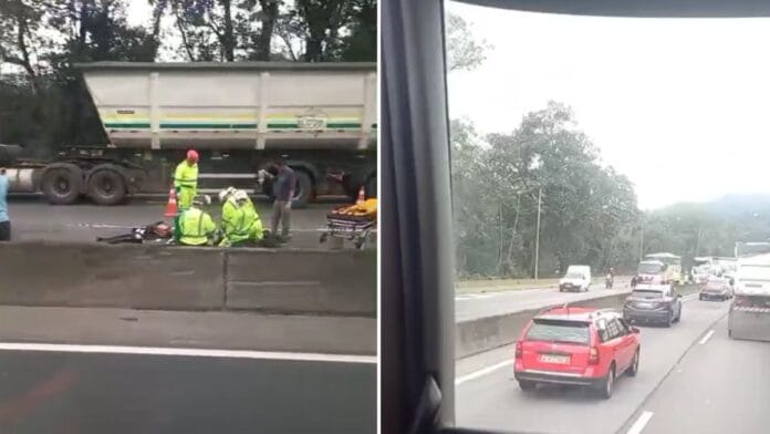 Acidente na BR-101 em Joinville