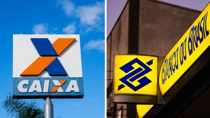Bancários da Caixa entram em greve e Banco do Brasil tem paralisação parcial após impasses com categoria (Foto: Caixa, Banco do Brasil, Divulgação)