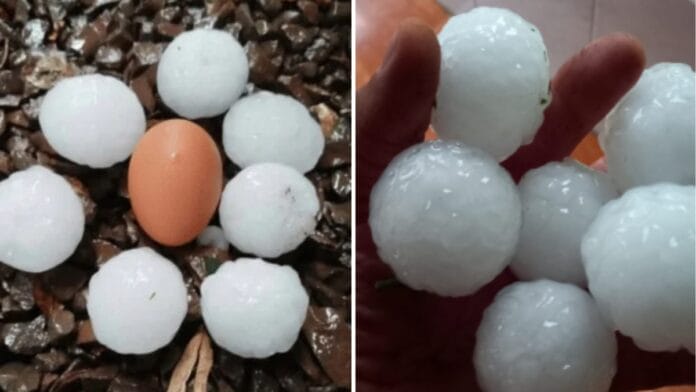 pedras de granizo