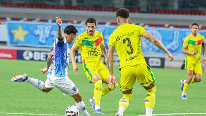 Brusque começou bem o quadrangular (Foto: Jorge Luís Totti, Paysandu)