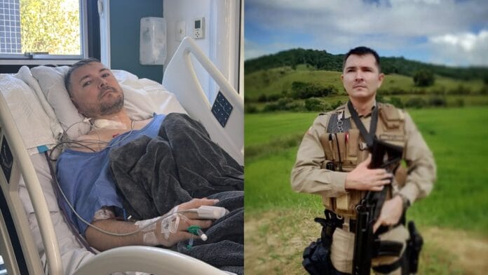 Policial se emociona ao relatar recuperação após ser atropelado enquanto socorria vítima em SC: “Eu sei que vou vencer”