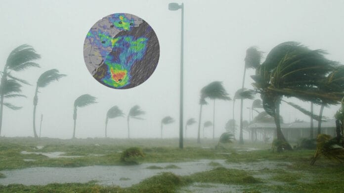 Ciclone extratropical deve se forma nesta sábado (19) (Foto Banco de imagens Ventusky, Reprodução)
