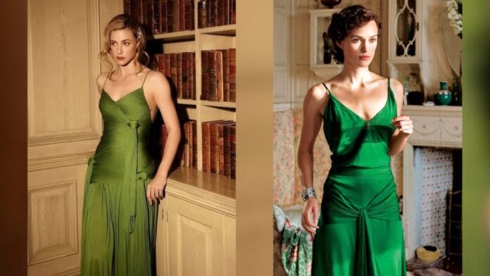 vestido verde com costas abertas