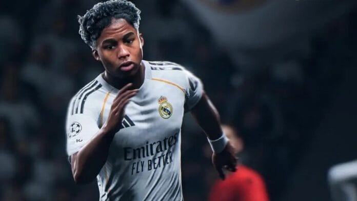 Endrick, do Real Madrid, é uma das maiores promessas brasileiras (Foto: EA Sports, Reprodução)