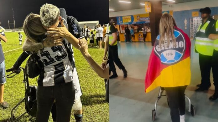 Esposa de Júnior Viçosa, Luizi sofre de Ataxia de Freidreich há quase 10 anos (Foto: @lusampaio_oficial, Redes sociais)