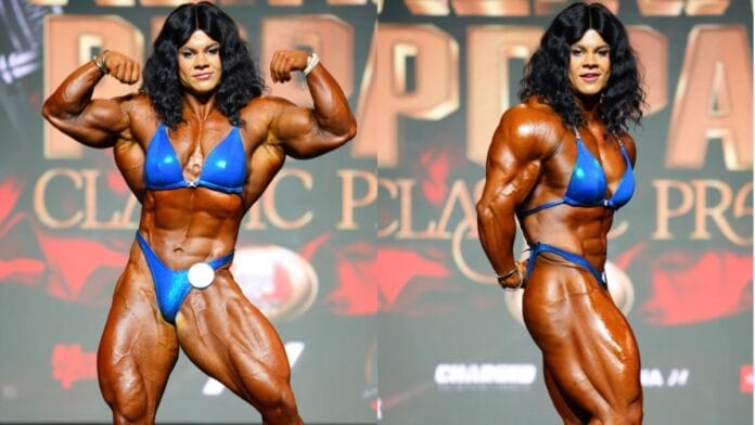 Romena que se denomina a mulher mais musculosa do fisiculturismo garantiu vaga no Mr. Olympia (Foto: Wings of Strength, Divulgação)