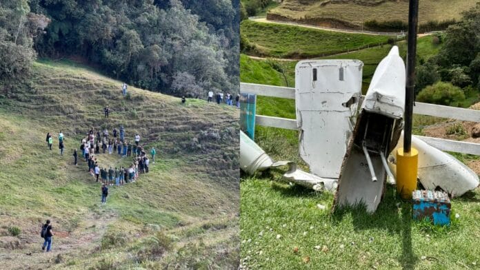 Elenco da Chapecoense visitou o local uma década após o acidente aéreo (Foto: Carlos Rauen, NSC TV)