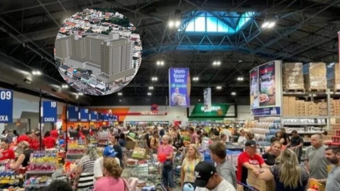 Gigante dos supermercados em SC planeja criar mega residencial com quase 200 apartamentos em Florianópolis