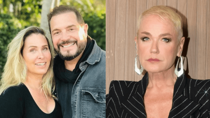 Marido da ex-paquita Andréa Sorvetão sai em defesa da esposa e diz que Xuxa tem o coração ruim