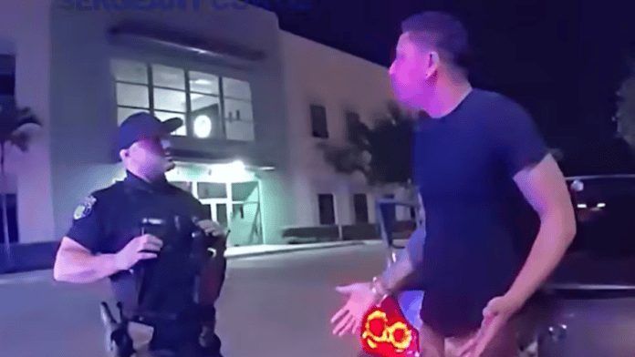 Vídeo mostra ex-lutador brasileiro do UFC em confronto como policial (Foto: Reprodução, Redes Sociais)