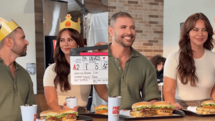 Paolla Oliveira mostra bastidores de campanha com Diogo Nogueira_ _De trabalho com ex_