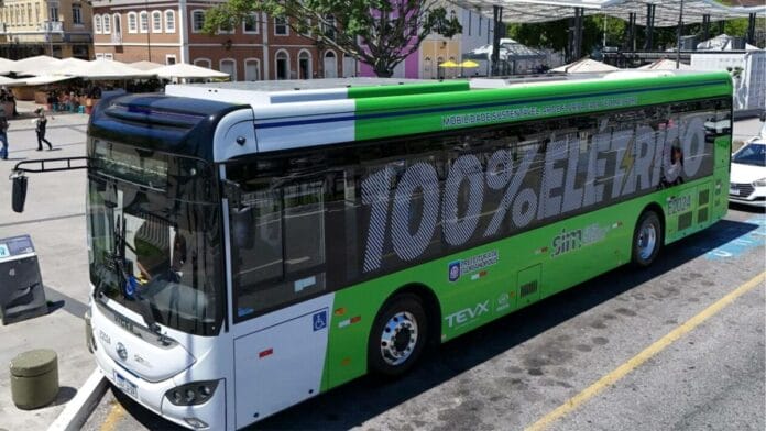 Por onde anda o ônibus 100% elétrico que sumiu das linhas de Florianópolis após fase de testes