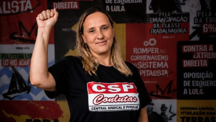Professora Taty (PSTU), candidata a vice-governadora de SC